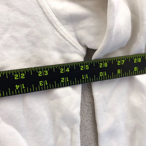 Nike Mens Hoodie Sweatshirt Large Pullover Athletic Football White Embroidered - Picture 5 of 11